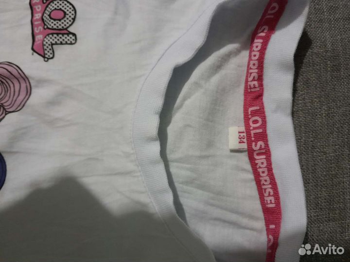 Футболка детская для девочки на рост 134см