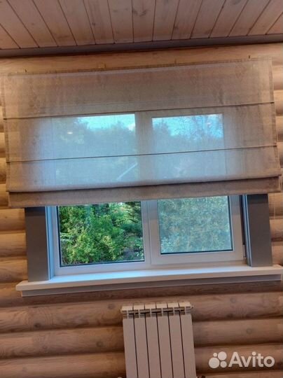 Римские шторы двойные