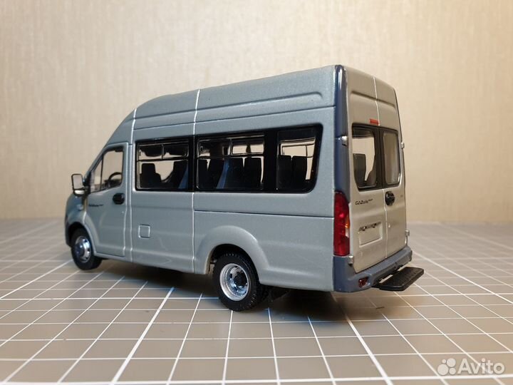 Газель Next A65R22 пассажирская, серый металлик