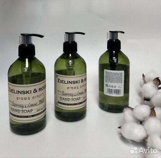 Zielinski &rozen hand soap мыло для рук 300мл