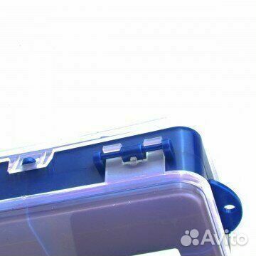 Коробочка для оснастки двухсторонняя (синяя)