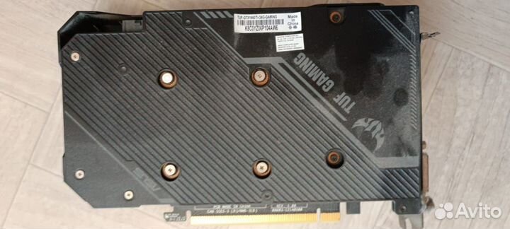 Видеокарта GTX 1660 ti 6gb