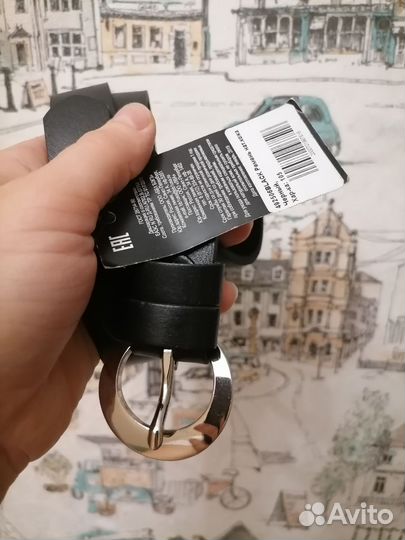 Ремень женский натуральная кожа bb1