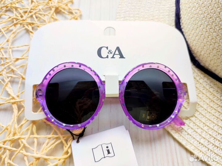Детские Солнечные Очки Новые C&A на девочку