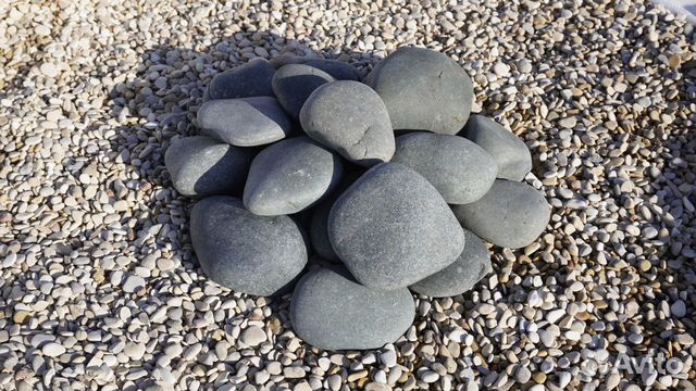 Камень Диабаз окат для сауны