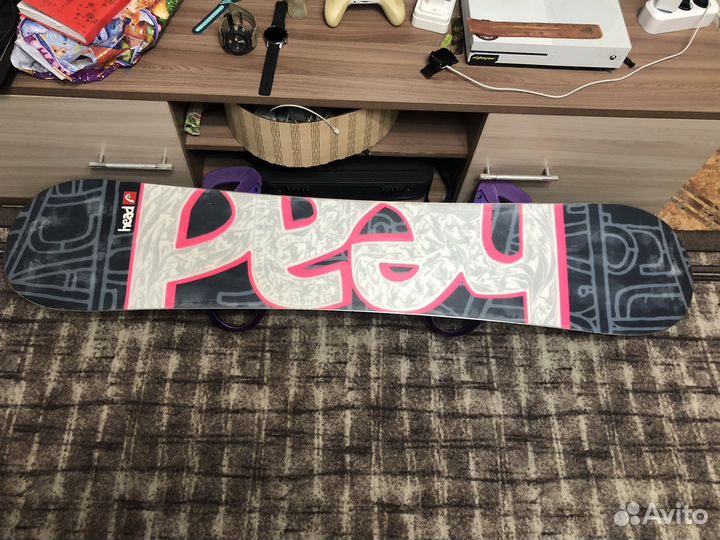 Комплект: сноуборд head 155 + крепления + ботинки