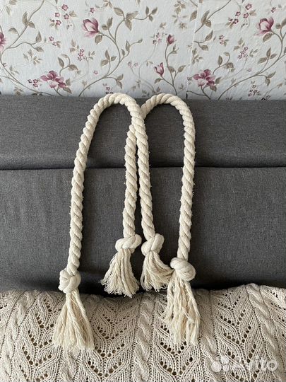 Подхваты для штор из хлопка 2 шт