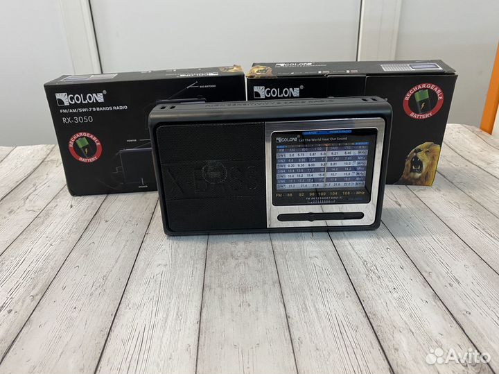 Радиоприемник+ беспроводная колонка, new