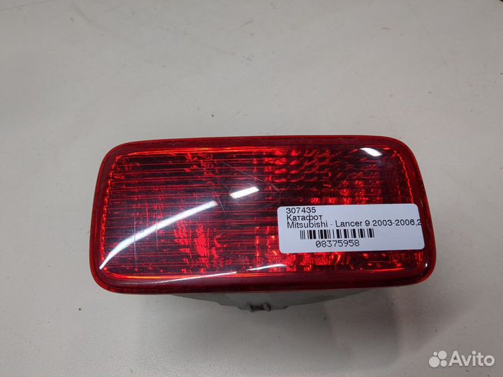 Катафот Mitsubishi Lancer 9, 2003