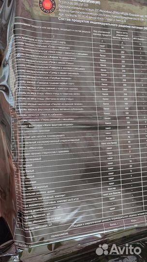 Сухпаек ирп