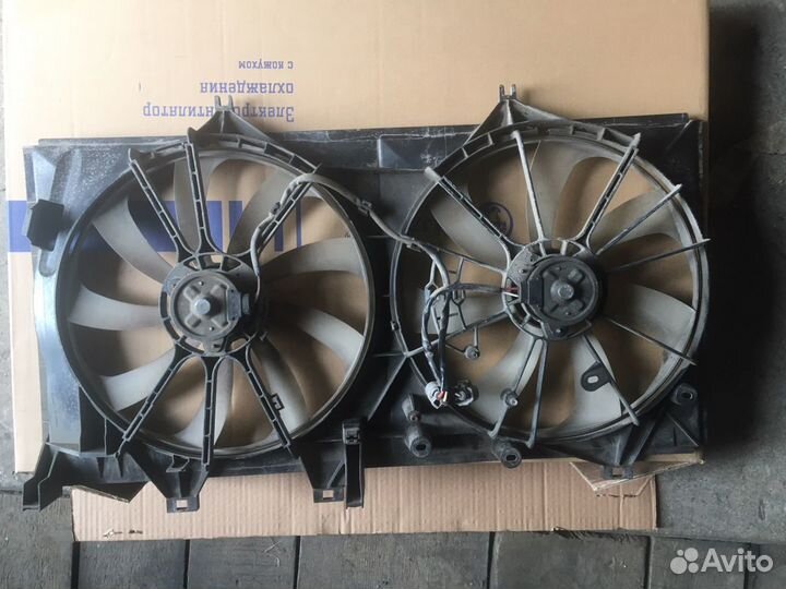 Электровентилятор охлаждения с кожухом