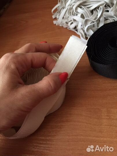 Лента на липучках и резинка