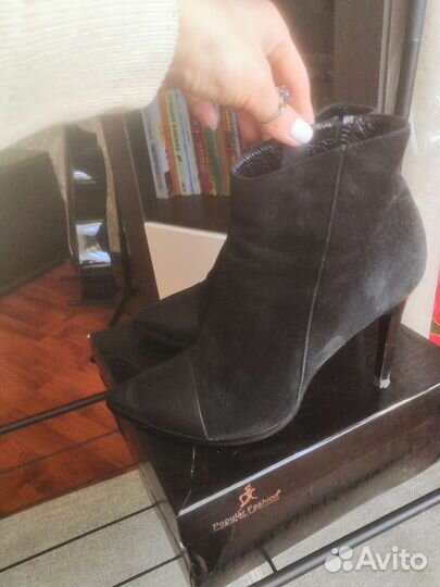 Ботильоны женские 37 размер натуральная кожа