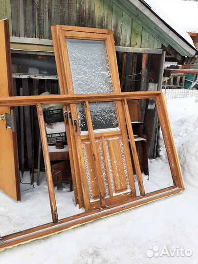 Окна материал бук б/у