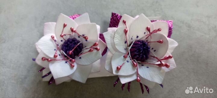 Резинки для волос ручной работы