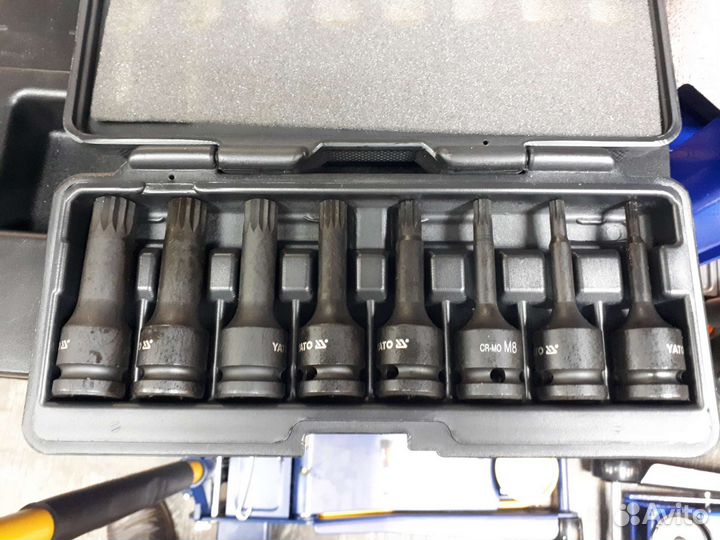 Набор ударных бит Spline 1/2 м5-м18 Yato