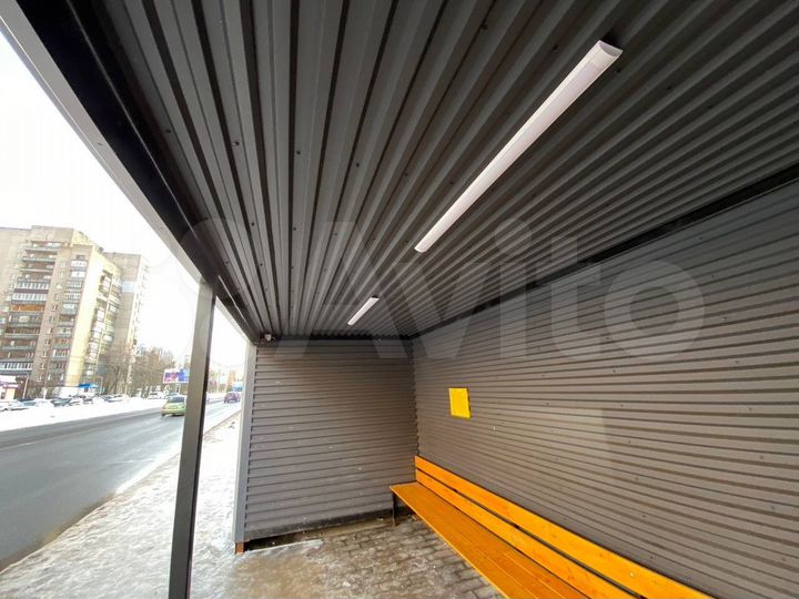 Остановочный комплекс, сквер 11мкрн