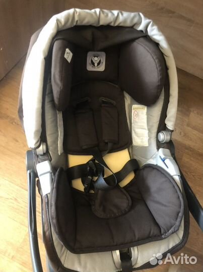 Автолюлька peg perego 0+ с подушкой для новорожден