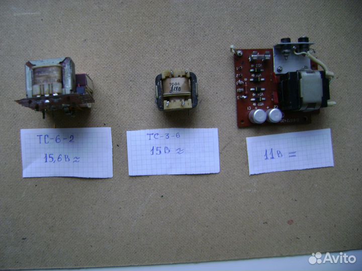 Блоки питания на 9 и 6 вольт и другие