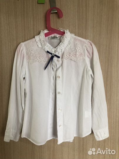 Рубашка школьная для девочки 128