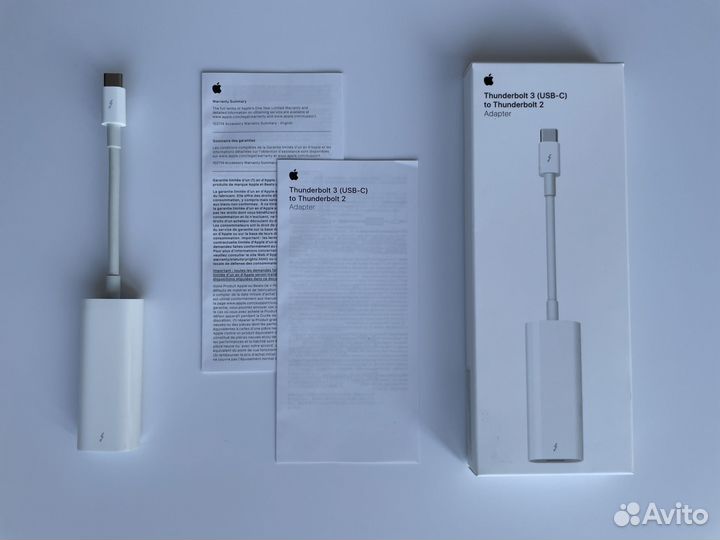 Адаптер Thunderbolt 3 (USB-C) - Thunderbolt 2