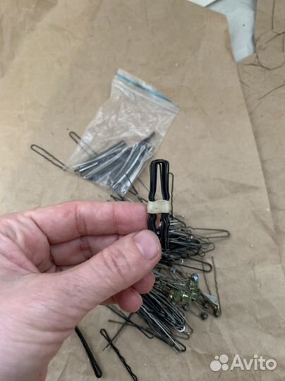 Шпильки и невидимки для волос пакетом