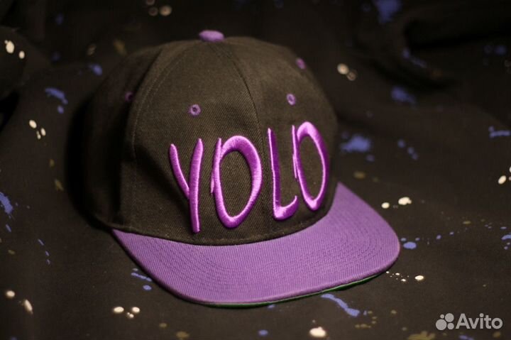 Кепка бейсболка yolo новая, snapback, снепбек