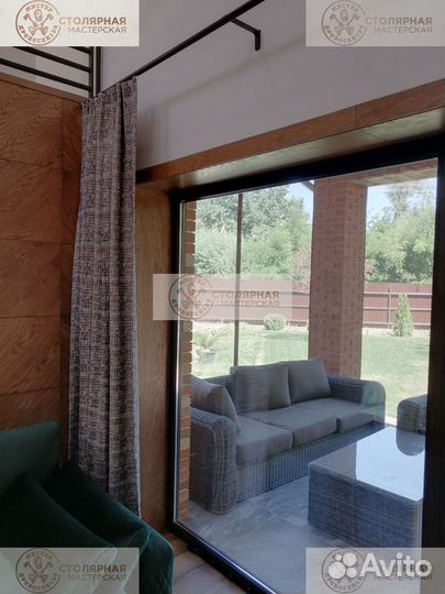 Откосы на окна под натуральным шпоном дуба