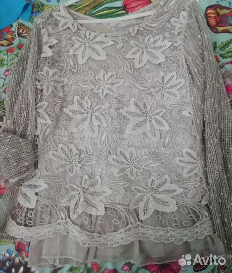 Кофта блузка, сарафан шелк 44 50