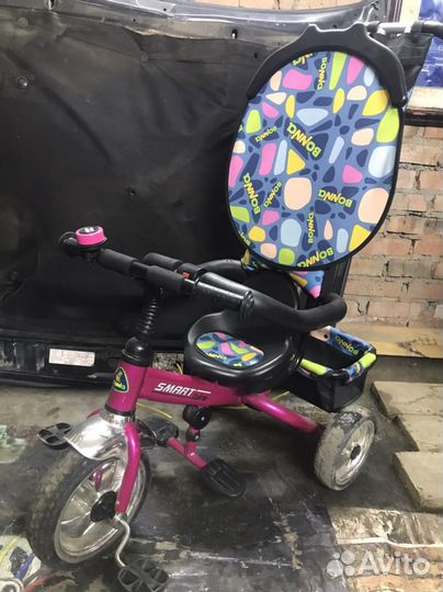 Трехколесный велосипед с родительской ручкой