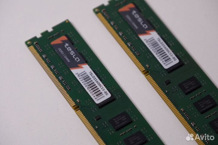 Оперативная память ddr3 tesla 2x8gb 1600mhz