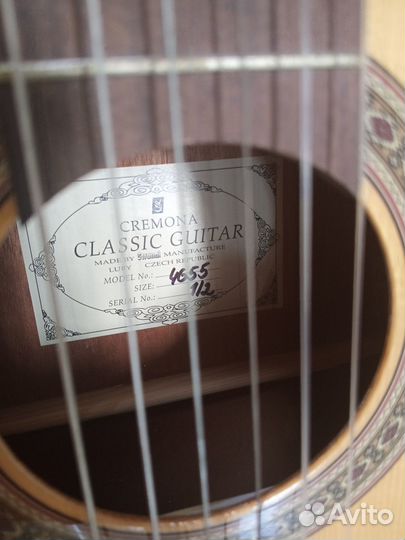 Strunal (Cremona) 4655 1/2 классическая гитара