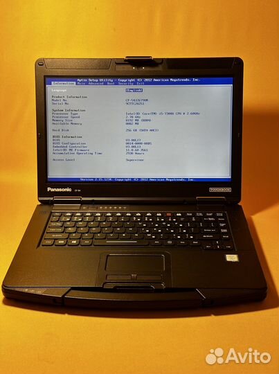 Защищенный ноутбук Panasonic CF-54 MK3
