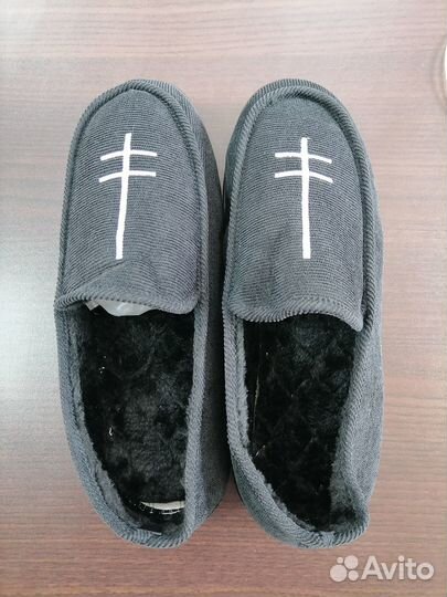 Тапки уличные, домашние вельвет мерч рок, метал