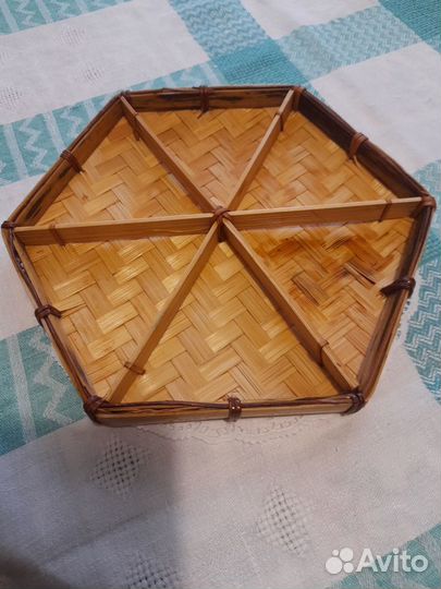 Плетёные сухарницы, конфетницы, орешницы