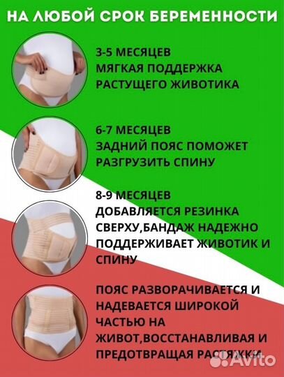 Бандаж для беременных и после родов