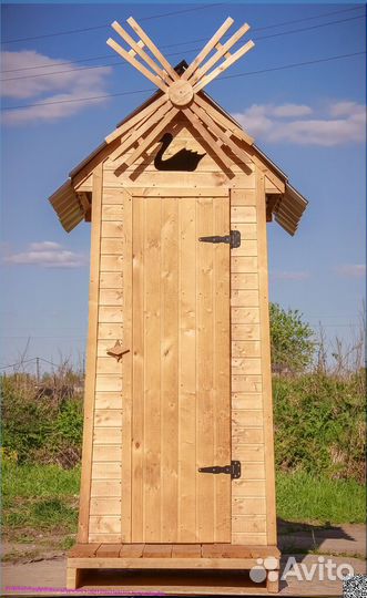 Дачный туалет с установкой
