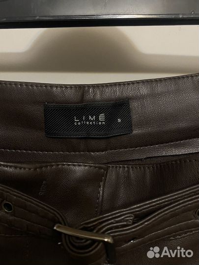 Кожаные шорты lime