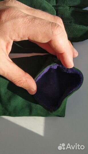Перчатки женские замшевые новые