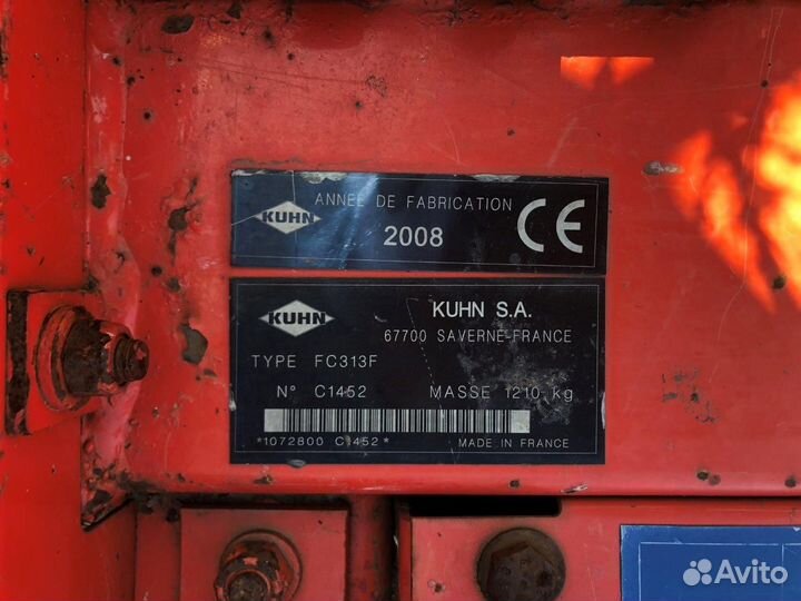 Косилка Kuhn FC 1030, 2008