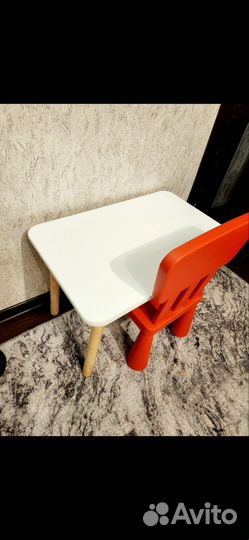 Табурет IKEA и стол