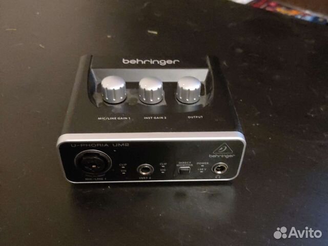 Внешняя звуковая карта behringer купить в Москве | Хобби и отдых | Авито