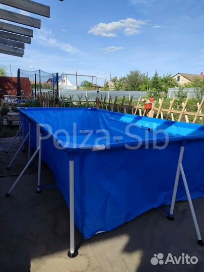 Каркасный бассейн 400х211х81