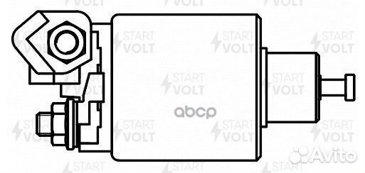 Реле втягивающее стартера mazda 3 BL (08) /6 GH