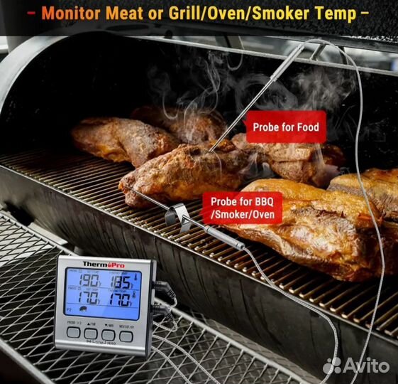 Термометр для гриля, приготовления мяса Новый