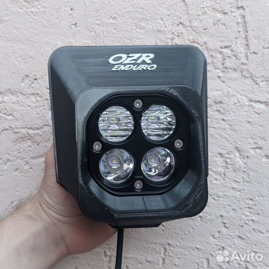 LED фара для эндуро мотоцикла (дизайн Husqvarna)