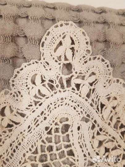 Воротник двойной, кружево, новый