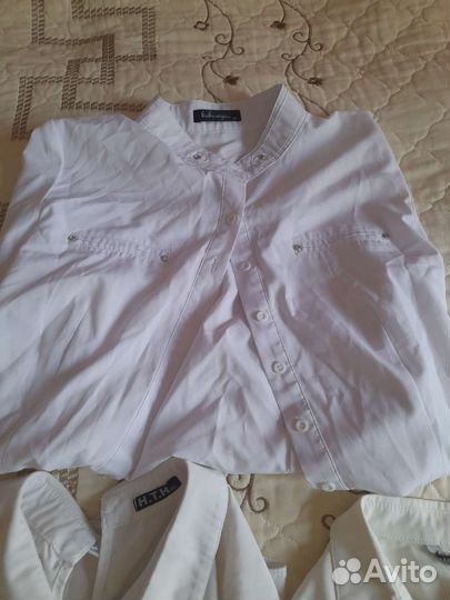 Белые блузки для девочки