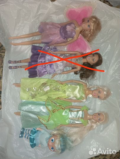 Куклы Винкс, Мокси, Эльза, Рапунцель, Барби, Леди