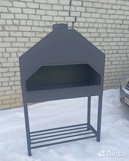 Мангал с вытяжкой